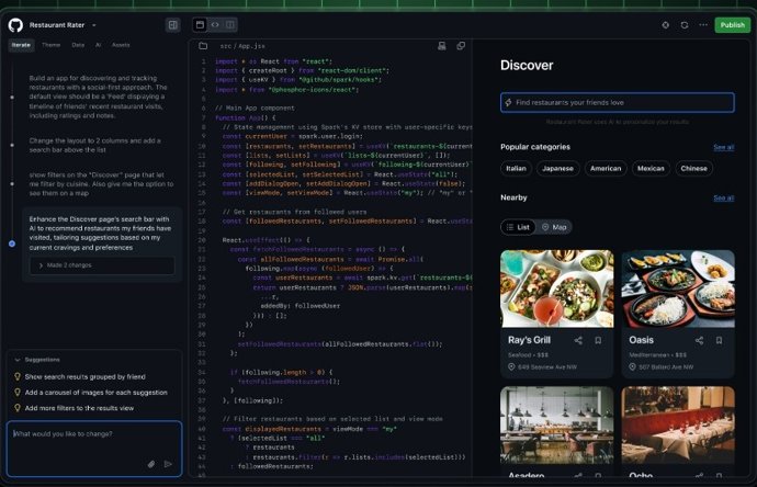 GitHub Spark.