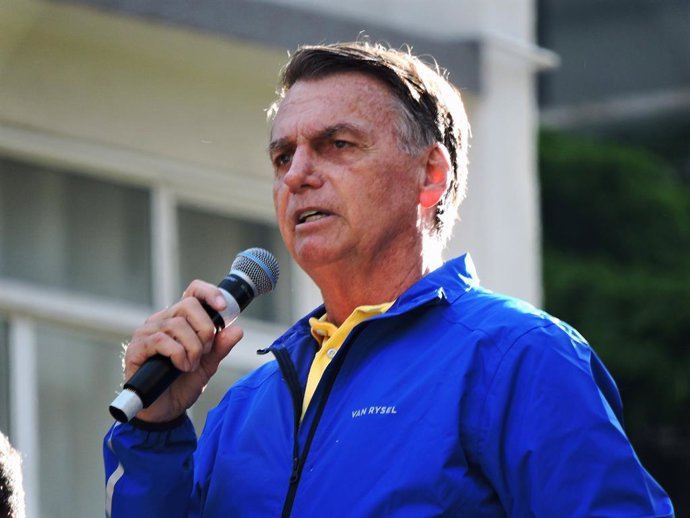 30 de junho de 2025, São Paulo, São Paulo, Brasil: Sao paulo(sp), 05/29/2025 Ãâ'" ato/justiça já/bolsonaro/sp - o ex-presidente jair bolsonaro participa do ato justiça já na avenida paulista na tarde deste domingo(26), com a participação do governador