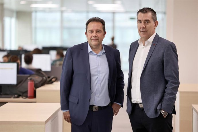 Archivo - Hugo Fernández y Alberto López, los máximos responsables en España de V-Valley.