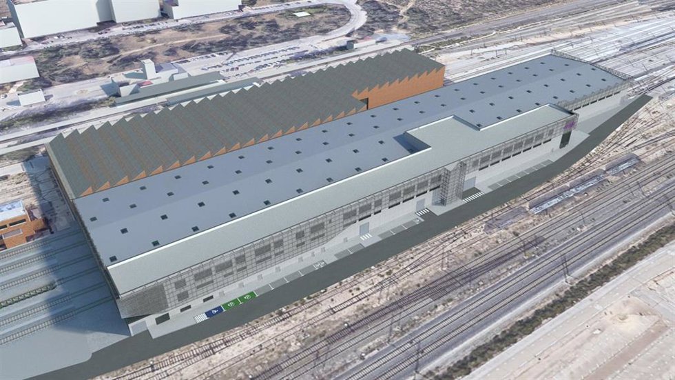 Render De La Nueva Base Del Taller Fuencarral Autopropulsado