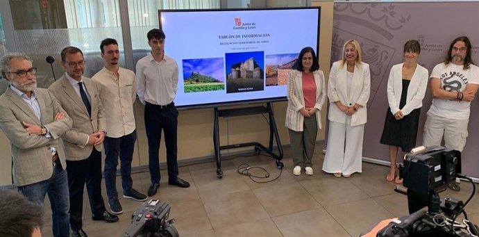 Presentación del 'Tablón de Anuncios Digital' en la Delegación de la Junta en Soria.