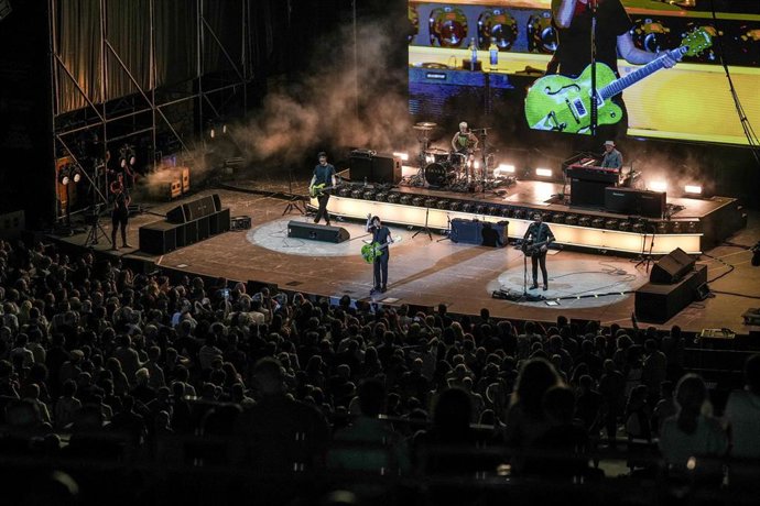 Concierto de Texas en el Teatro de la Axerquía en el marco del Festival de la Guitarra de Córdoba, celebrado en julio.