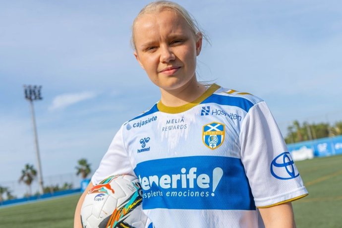 Linnéa Laupstad, durante su etapa en el Costa Adeje Tenerife.