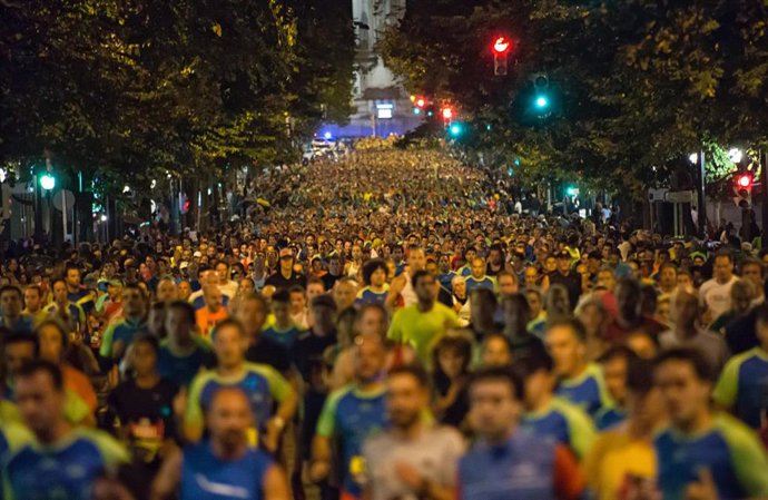 Archivo - Maratón nocturno de Bilbao (archivo)