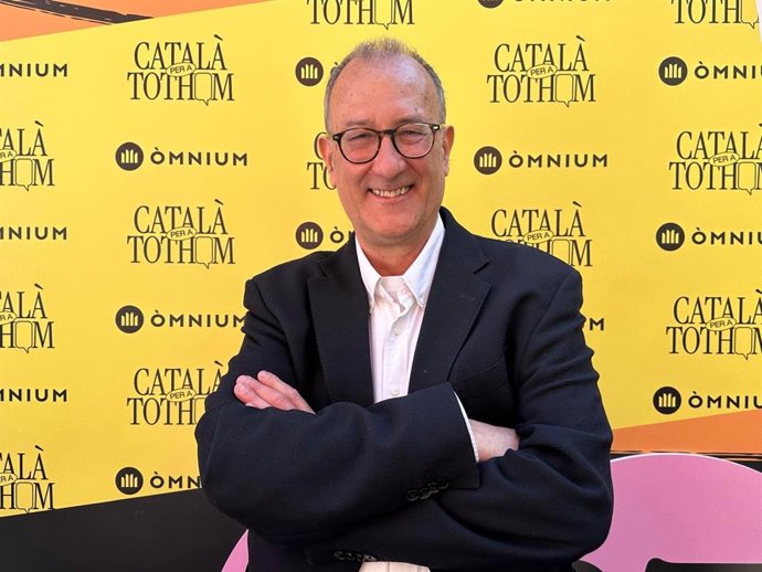Archivo - El presidente de Òmnium Cultural, Xavier Antich