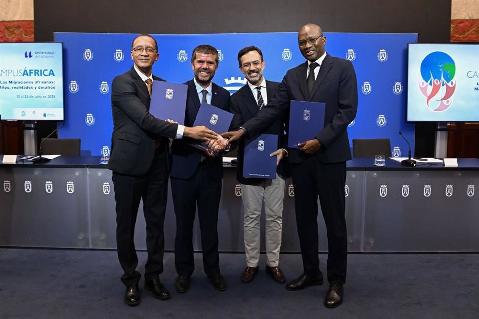 Las universidades de La Laguna, Cabo Verde y Senegal firman un convenio de cooperación académica y científica