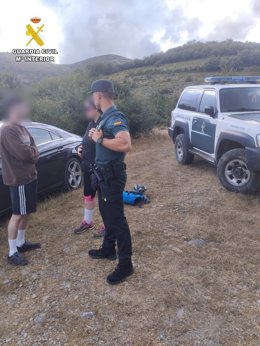 Auxiliados dos ciclistas desorientados, exhaustos y sin recursos en una zona de difícil acceso de Torrecilla en Cameros