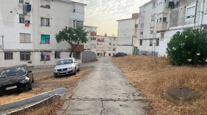 Calle de la barriada de La Piñera.