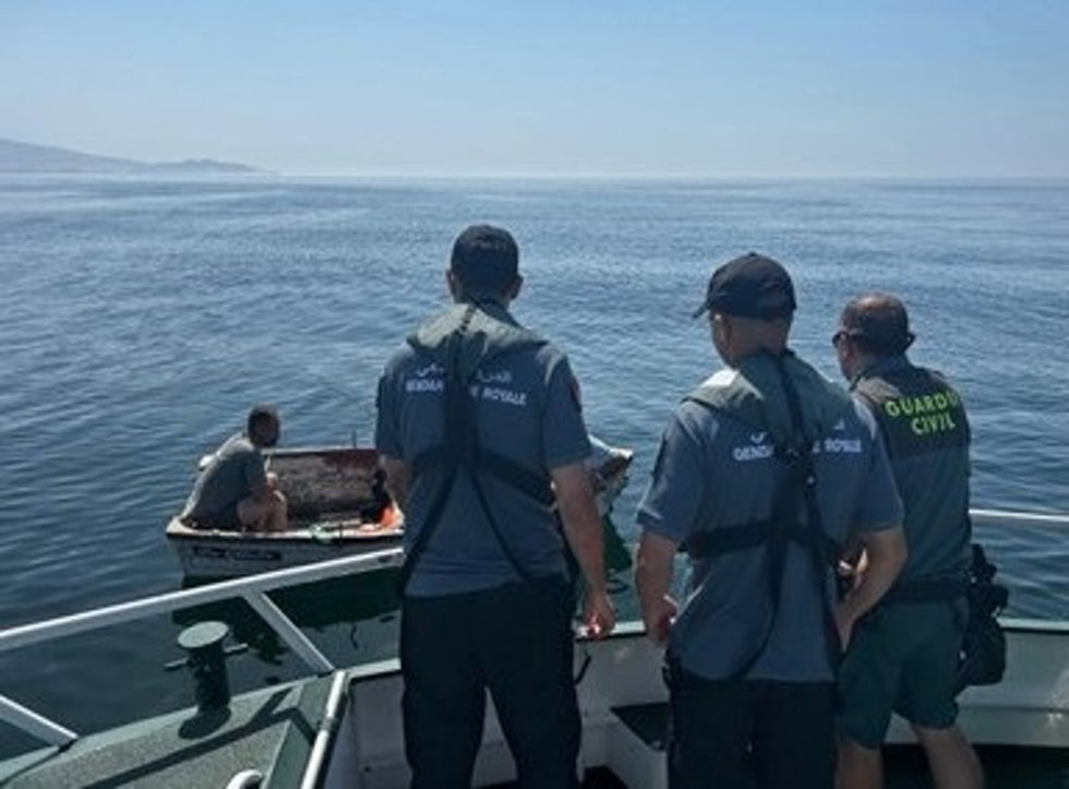 Patrulla conjunta de la Guardia Civil de Granada y la Gendarmería Real de Marruecos