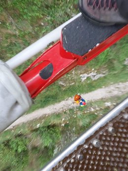 Rescate de senderista en La Hermida.