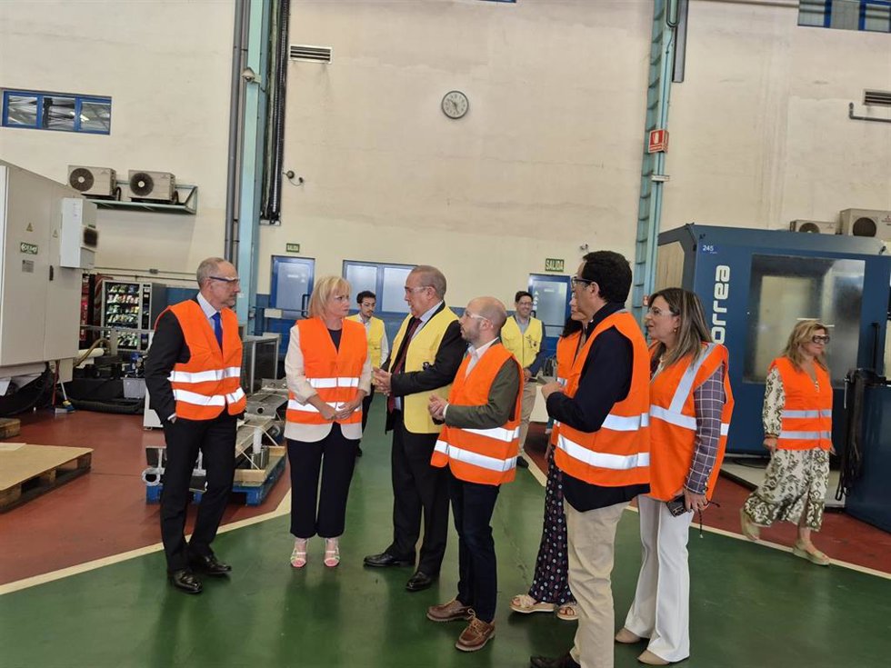 Visita de la consejera a la planta de Inmapa.