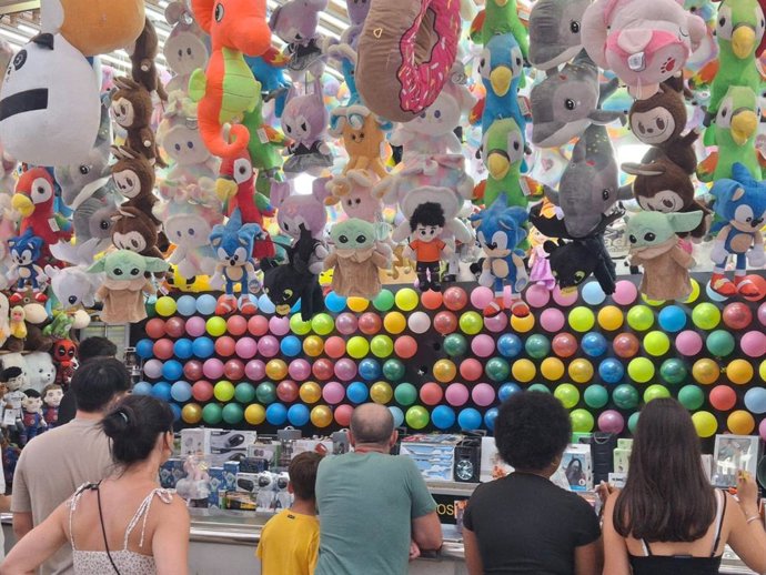 La Feria de Atracciones de verano en València.