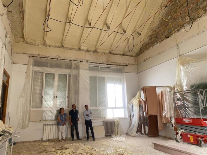 Visita a las obras del IES San Juan Bosco, en Jaén capital