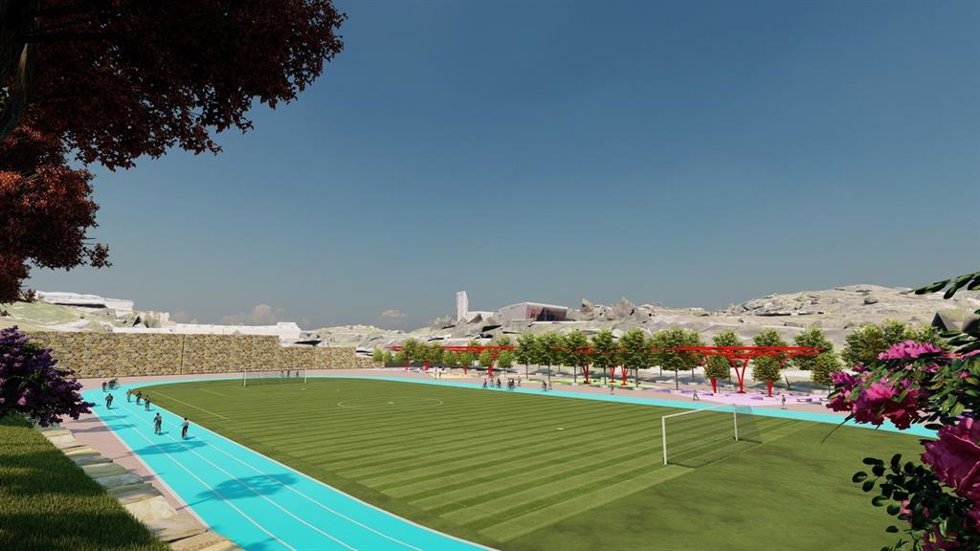 Estepona licita las obras del velódromo que contará con instalaciones para ciclismo, rugby y fútbol