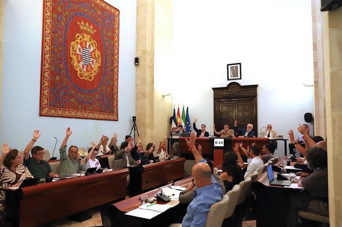 Pleno del Ayuntamiento de Jerez del mes de julio.