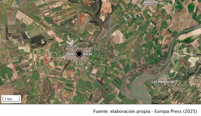 Zona próxima al incendio