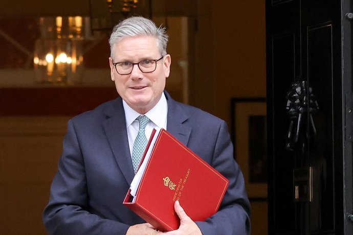July 17, 2025, London, London, UK: London, UK. Prime Minister SIR KEIR STARMER departs after a meeting with Chancellor of Germany, FRIEDRICH MERZ (not pictured) at Downing Street, in London. The Prime Minister departed ahead of the Chancellor of Germany. 