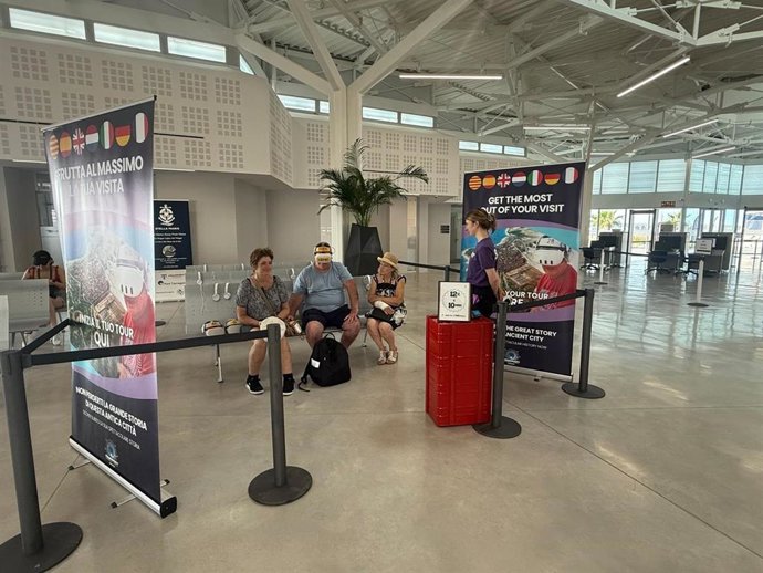 Usuarios de la experiencia en realidad virtual.