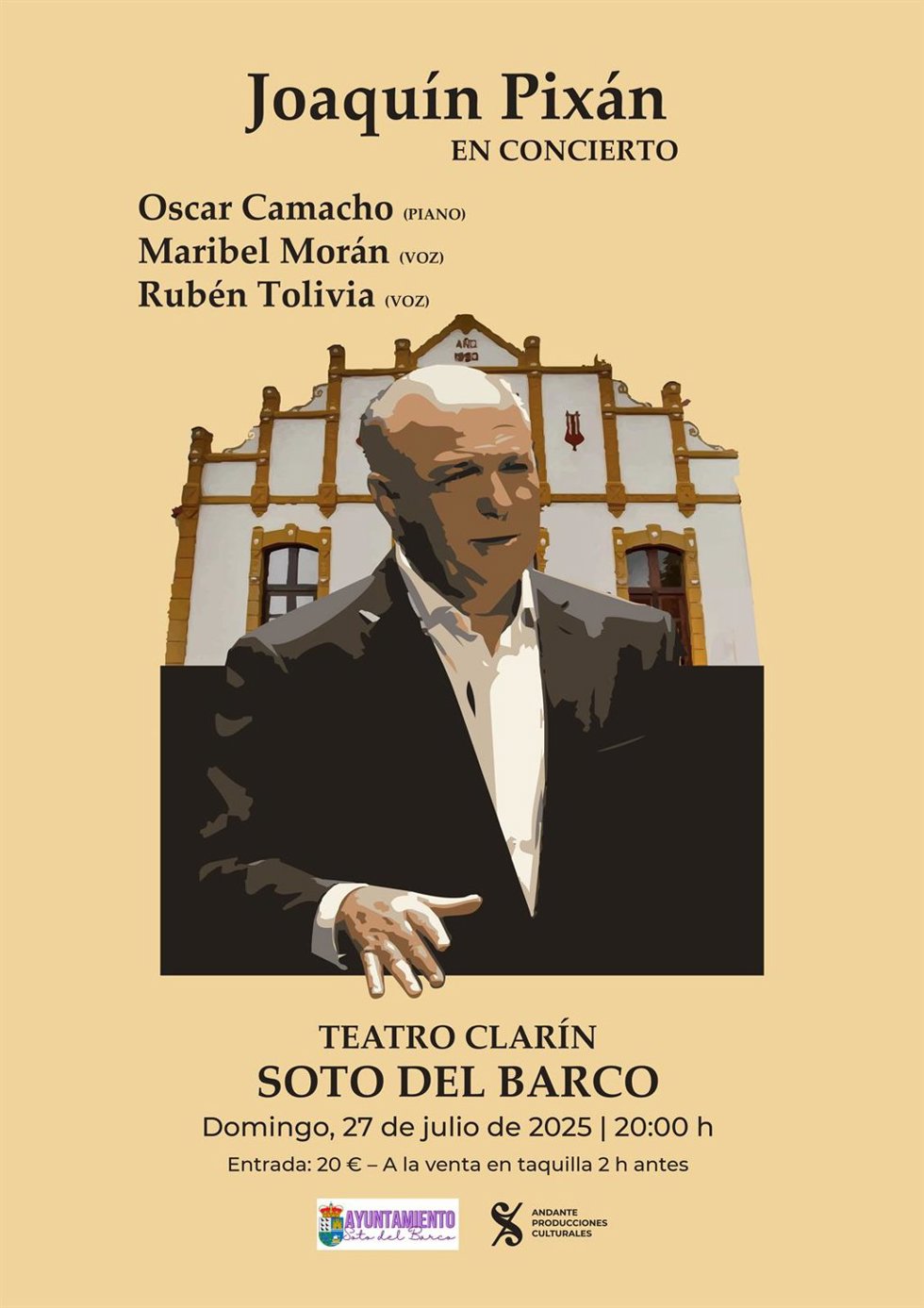 Cartel del conciero en Soto del Barco.