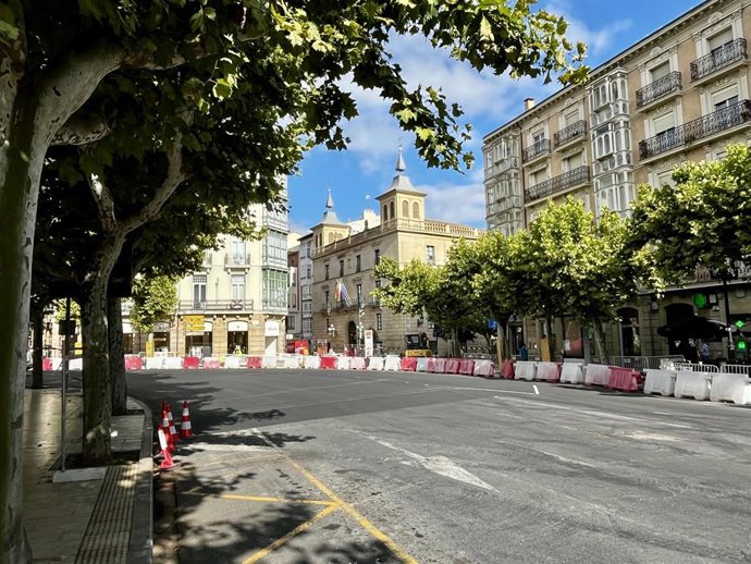 Obras en La Glorieta del doctor Zubía