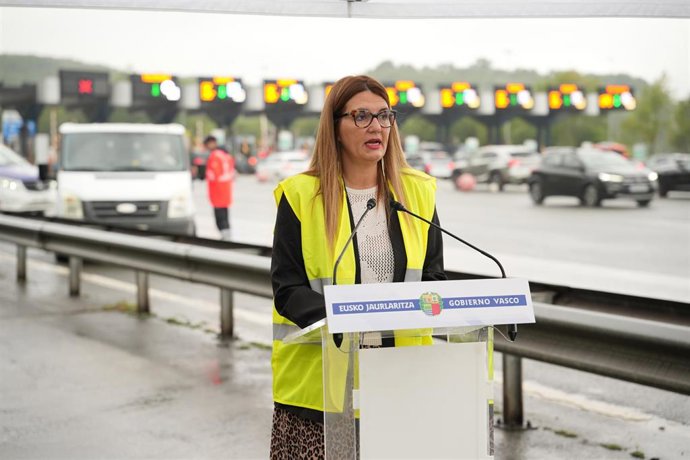 La directora de Tráfico del Gobierno Vasco, Estibaliz Olabarri