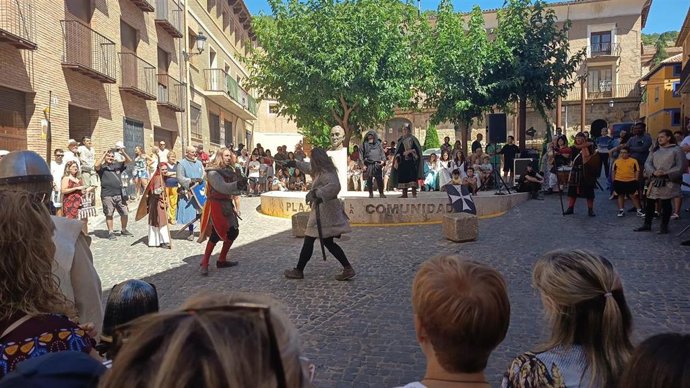 El Cid y sus tropas llegan a Daroca para revivir el pasado medieval de Aragón.