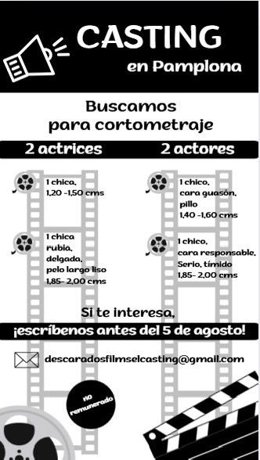 El proyecto busca actores