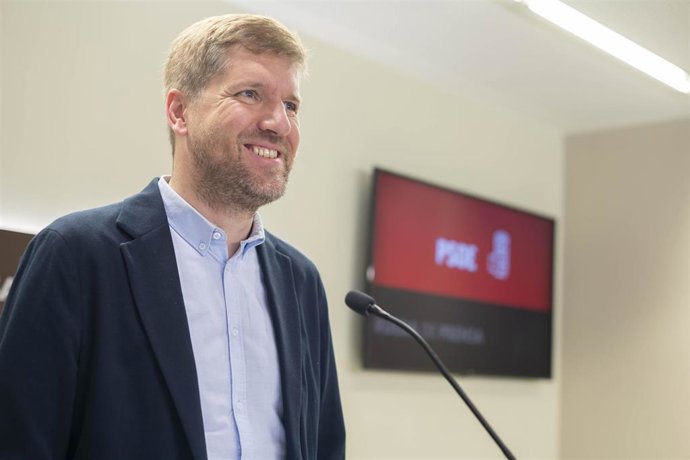 Archivo - El diputado del PSOE en las Cortes de Aragón, Marcel Iglesias.