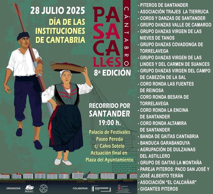 Santander celebrará el Día de las Instituciones