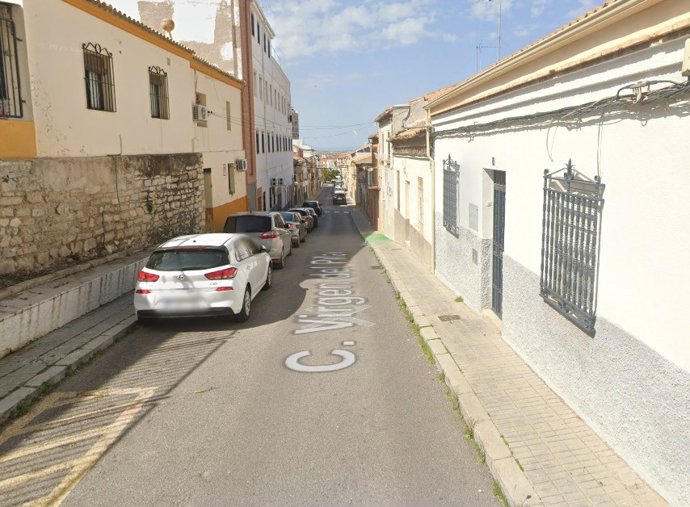 La calle Virgen del Pilar, donde ocurrieron los hechos.