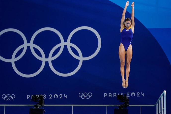 Archivo - Valeria Antolino durante los Juegos Olímpicos de París