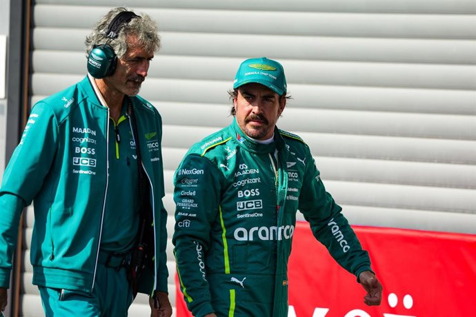 ALONSO Fernando (spa), Aston Martin F1 Team AMR25, portrait during the 2025 Formula 1 Belgian Grand Prix, 13th round of the 2025 FIA Formula One World Championship from July 25 to 27, 2025 on the Circuit de Spa-Francorchamps, in Stavelot, Belgium - Photo 