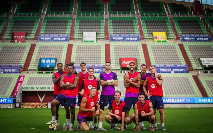 FC Barcelona en su gira en Japón de pretemporada