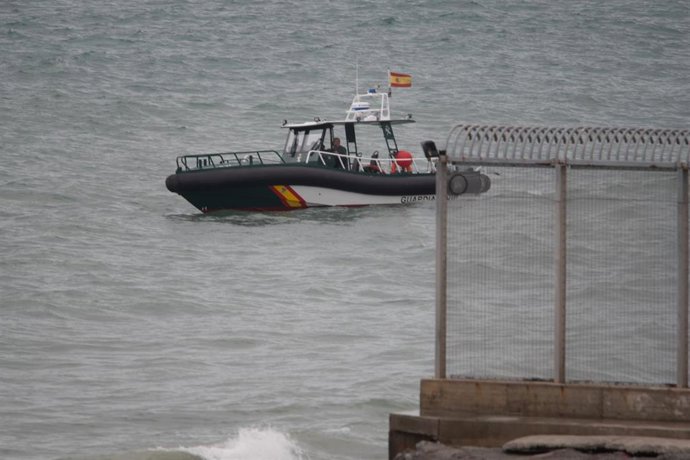 Embarcación de la Guardia Civil en Ceuta, a 26 de julio de 2025.