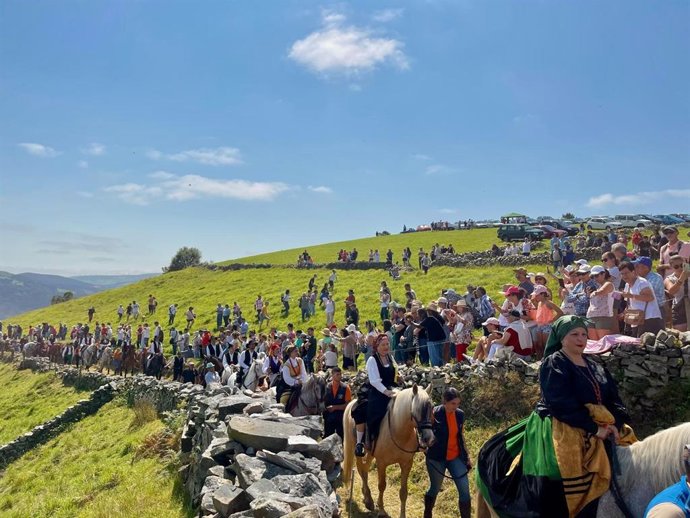 Desfile a caballo del pasado año.