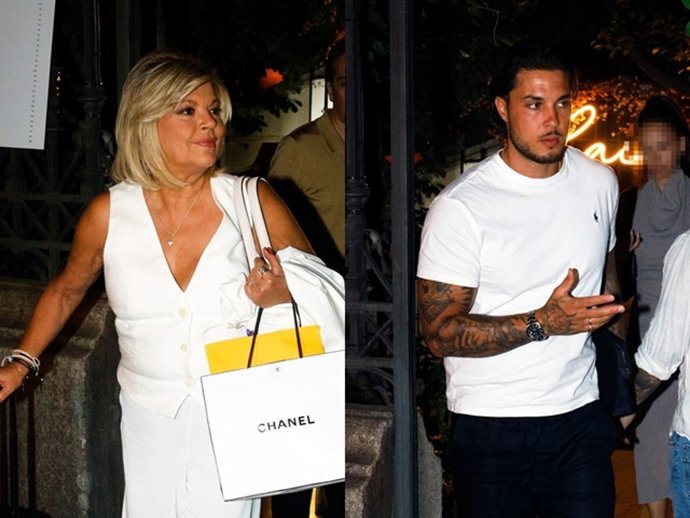 TERELU CAMPOS Y CARLO COSTANZIA EN UN CONOCIDO RESTAURANTE DE MADRID