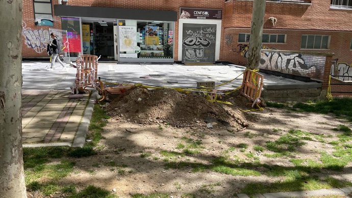 Imagen del estado de uno de los parques de la ciudad de Valladolid