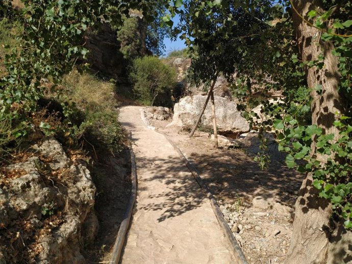 La Consejería de Medio Ambiente ha acometido actuaciones urgentes de recuperación en el entorno del Salto del Usero, en Bullas