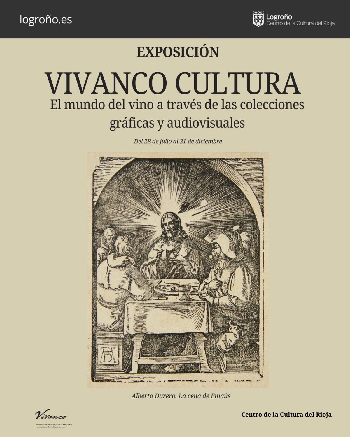 El Centro de la Cultura del Rioja acoge la muestra de grabados Vivanco Cultura