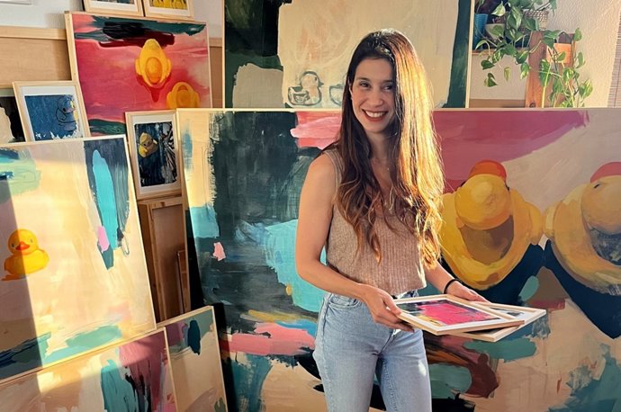 La artista Ana Sara Soberón