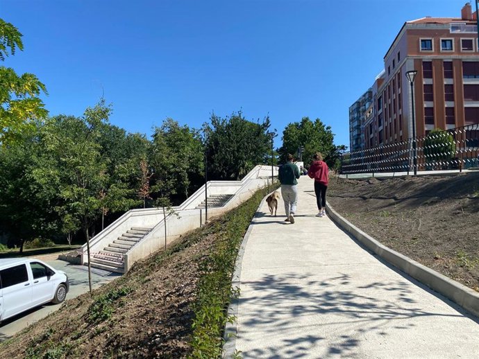 Imagen de la rampa del Parque de las Moreras de Valladolid