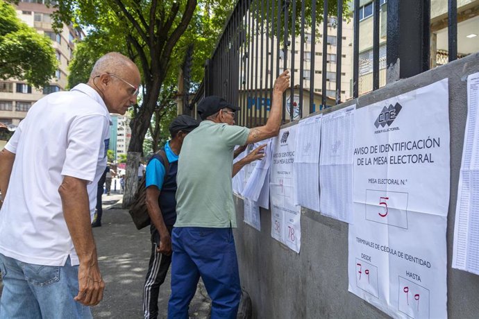 Archivo - Imagen de archivo de elecciones regionales en Venezuela, el 25 de mayo de 2025