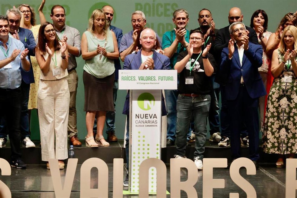 Luis Campos, elegido este domingo nuevo secretario general nacional de Nueva Canarias- Bloque Canarista
