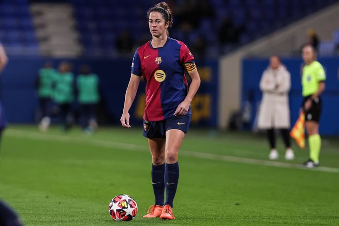 Archivo - Marta Torrejon of FC Barcelona Femenino in action during the UEFA Women's Champions League 2024/25 Group Stage MD3, football match played between FC Barcelona and SKN St. Polten at Johan Cruyff Stadium on November 12, 2024 in Sant Joan Despi, Sp