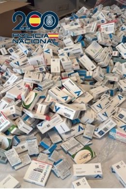 Dos detenidos tras incautar más de 78.000 envases de anabolizantes que pretendían introducir en mercado