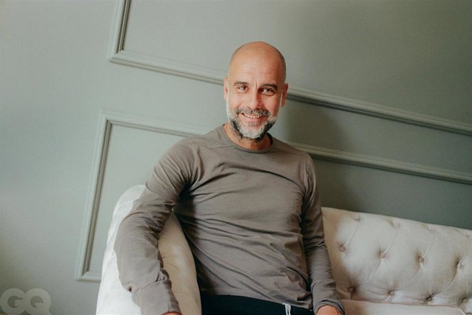 El entrenador del Manchester City, Pep Guardiola, en una entrevista para GQ