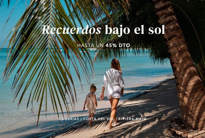 BlueBay Hotels lanza 'Recuerdos bajo el sol', su campaña de verano, con descuentos de hasta un 45%