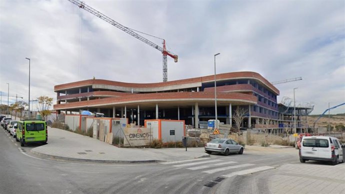 Archivo - Obras del hospital privado en Vistahermosa, en una imagen de archivo