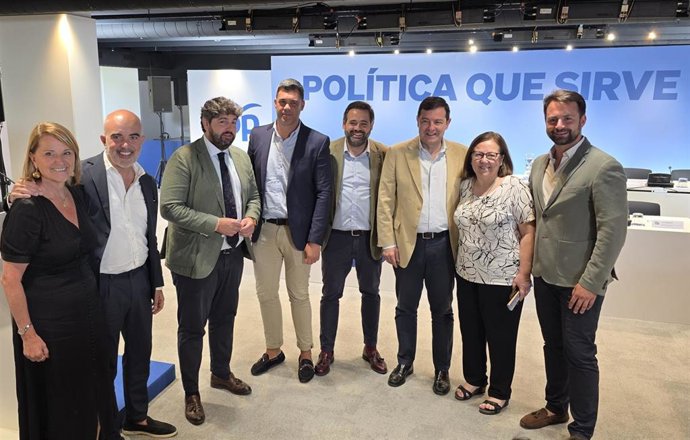 Mañuco en  la Ejecutiva Nacional del PP de este lunes.