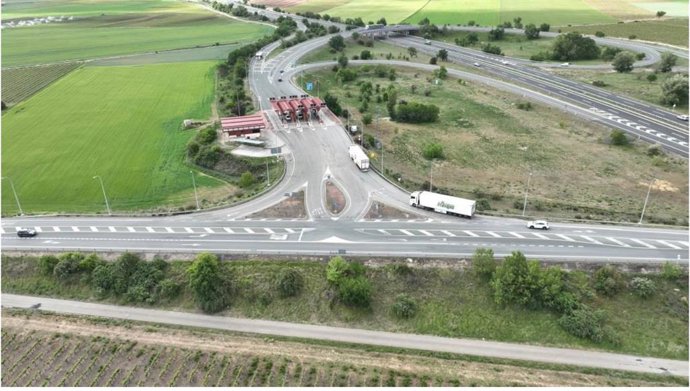 Transportes aprueba el proyecto de trazado para mejorar la intersección de N-126 con AP-68 entre Haro y Casalarreina